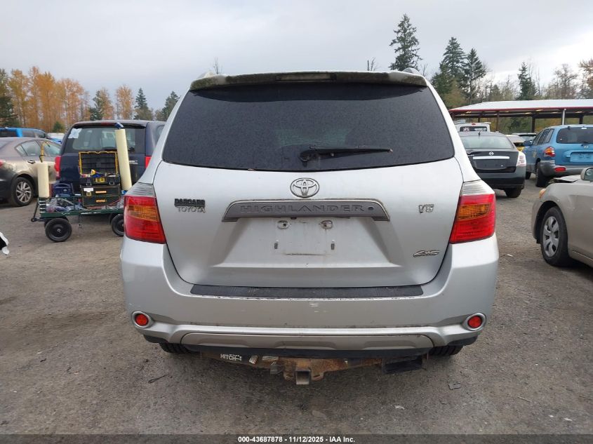 2009 Toyota Highlander Sport VIN: JTEES43A692134990 Lot: 43687878