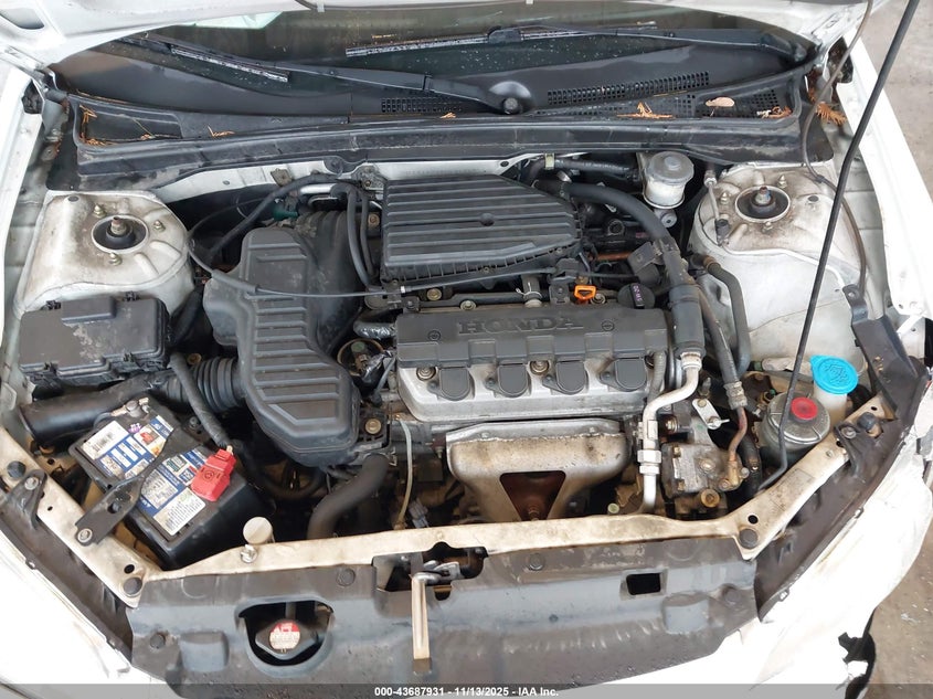 2004 Honda Civic Vp VIN: 2HGES16334H571962 Lot: 43687931