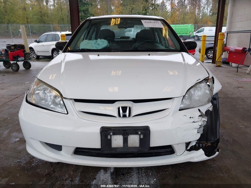 2004 Honda Civic Vp VIN: 2HGES16334H571962 Lot: 43687931