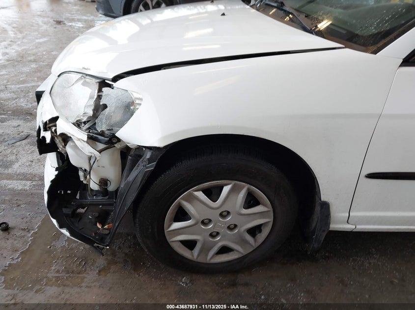 2004 Honda Civic Vp VIN: 2HGES16334H571962 Lot: 43687931