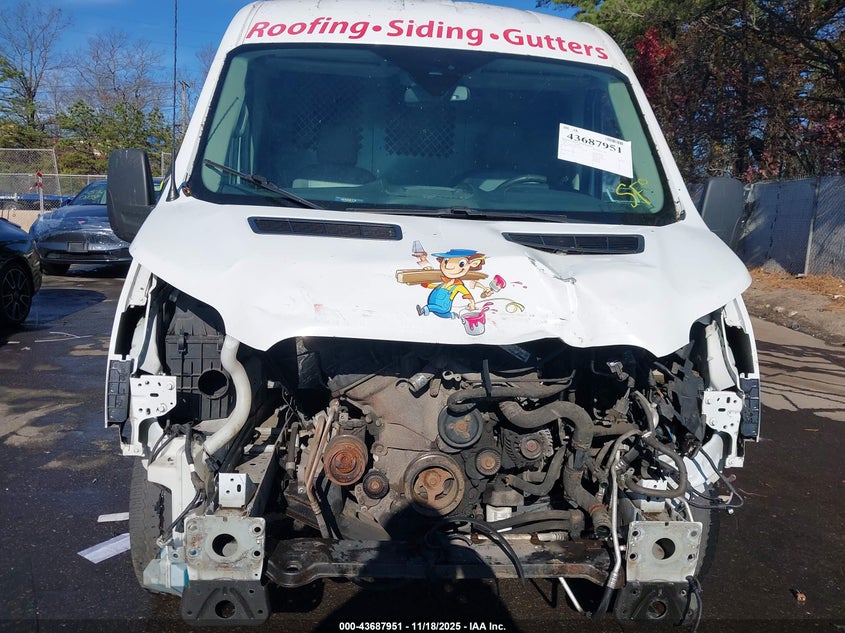 2018 Ford Transit-250 VIN: 1FTYR1CM6JKA10924 Lot: 43687951