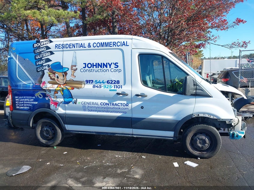 2018 Ford Transit-250 VIN: 1FTYR1CM6JKA10924 Lot: 43687951