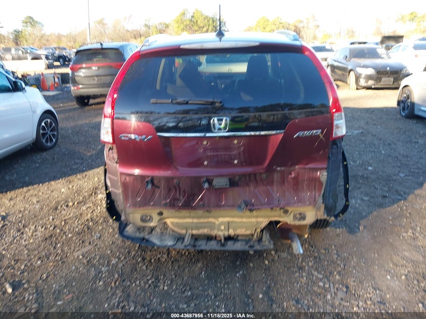 2013 Honda Cr-V Ex-L VIN: 5J6RM4H70DL004617 Lot: 43687956