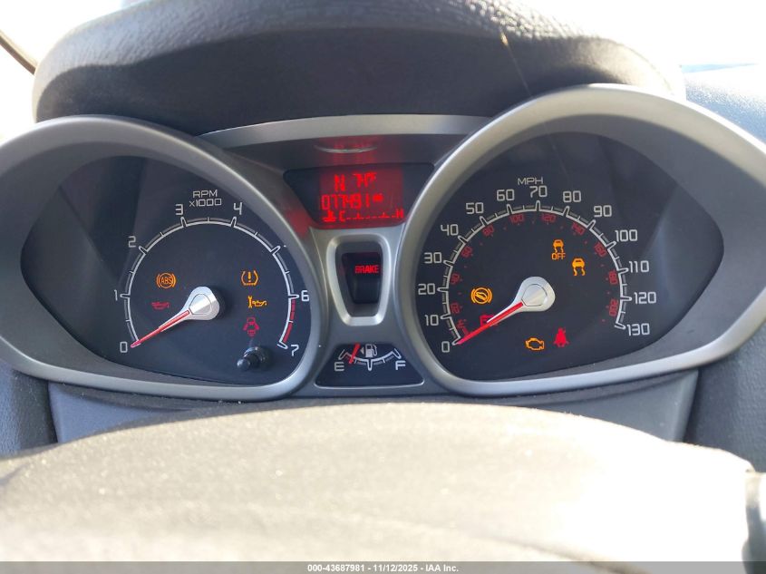 2013 Ford Fiesta Se VIN: 3FADP4EJ1DM227373 Lot: 43687981