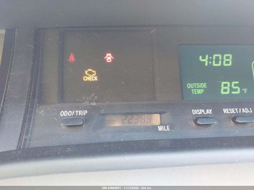 2004 Toyota Avalon Xls VIN: 4T1BF28B24U368201 Lot: 43688091