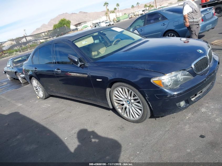 2008 BMW 750Li VIN: WBAHN83508DT80517 Lot: 43688106
