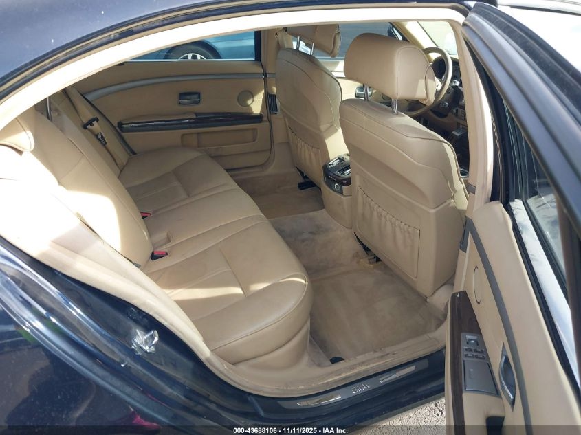 2008 BMW 750Li VIN: WBAHN83508DT80517 Lot: 43688106