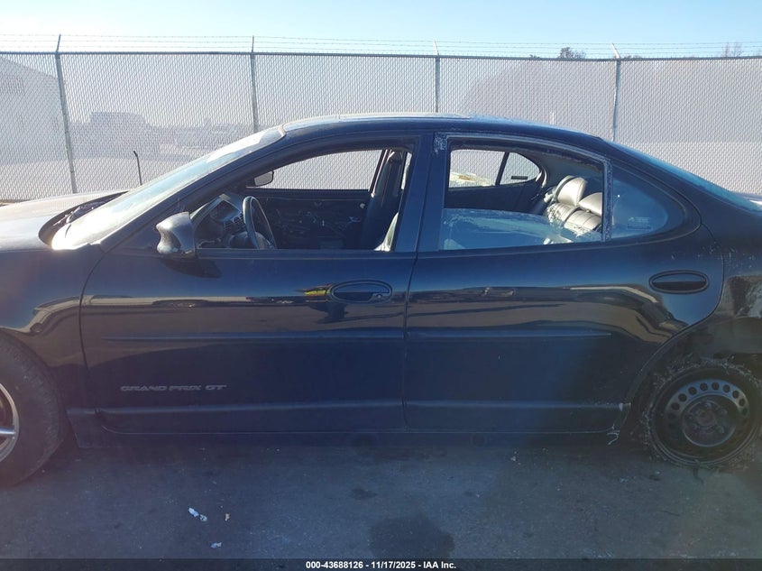 2000 Pontiac Grand Prix Gt VIN: 1G2WP52K9YF145990 Lot: 43688126
