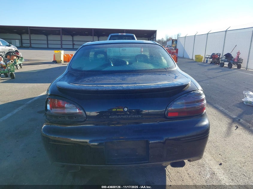2000 Pontiac Grand Prix Gt VIN: 1G2WP52K9YF145990 Lot: 43688126
