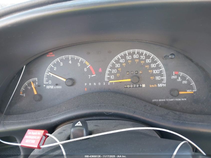 2000 Pontiac Grand Prix Gt VIN: 1G2WP52K9YF145990 Lot: 43688126