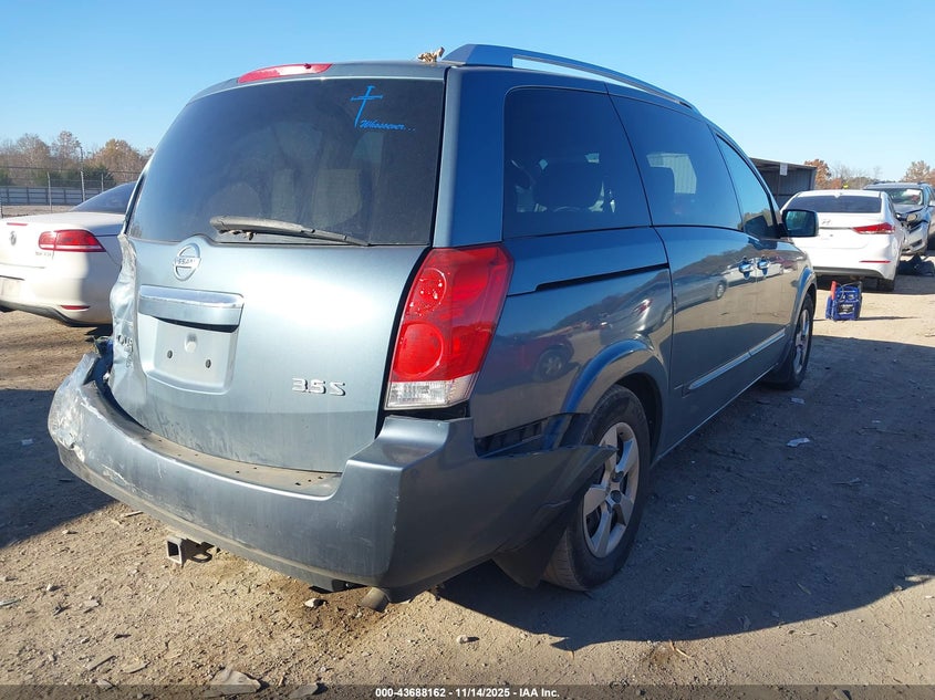 5N1BV28U79N104106 2009 NISSAN QUEST photo no. 4