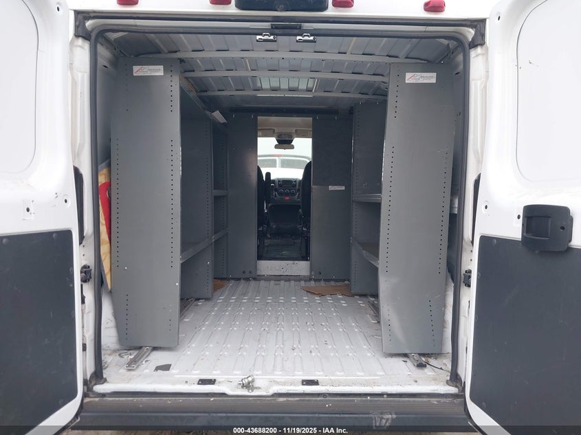 2021 Ram Promaster 1500 Low Roof 118 Wb VIN: 3C6LRVNG4ME506103 Lot: 43688200