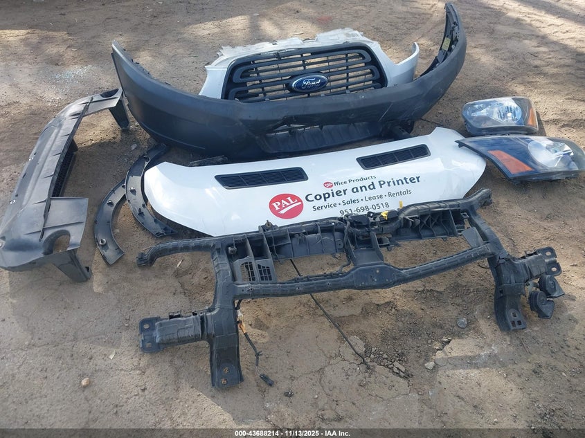 2018 Ford Transit-250 VIN: 1FTYR1YG6JKB55156 Lot: 43688214