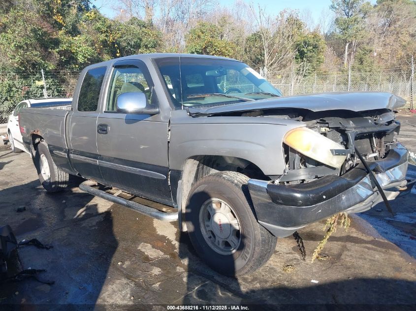 1999 GMC Sierra 1500 Sle VIN: 2GTEK19T0X1542877 Lot: 43688216