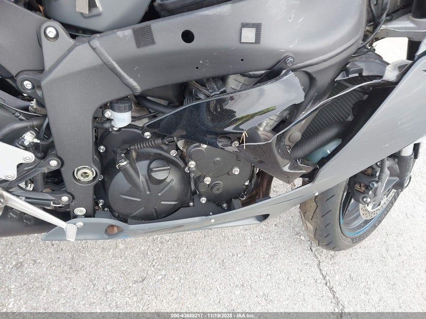 2025 Kawasaki Zx636 K VIN: JKBZXJJ16SA019672 Lot: 43688217