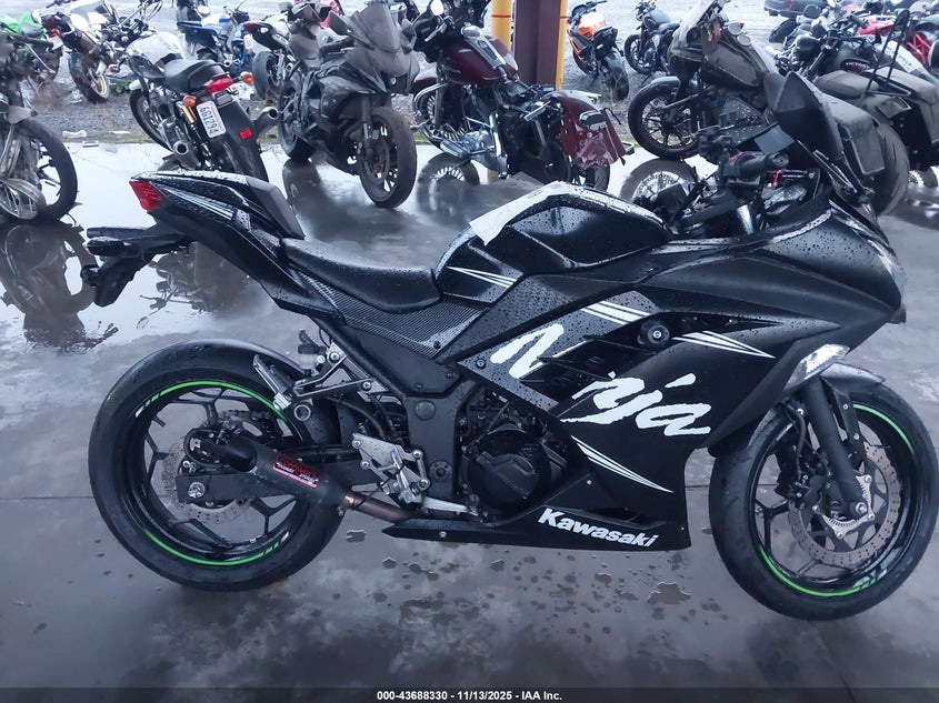 2017 Kawasaki Ex300 B VIN: JKAEX8B12HDA37784 Lot: 43688330