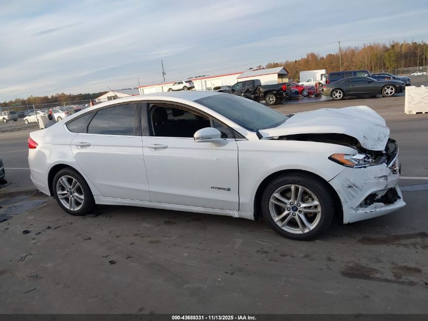 2018 Ford Fusion Hybrid Se VIN: 3FA6P0LU1JR117372 Lot: 43688331