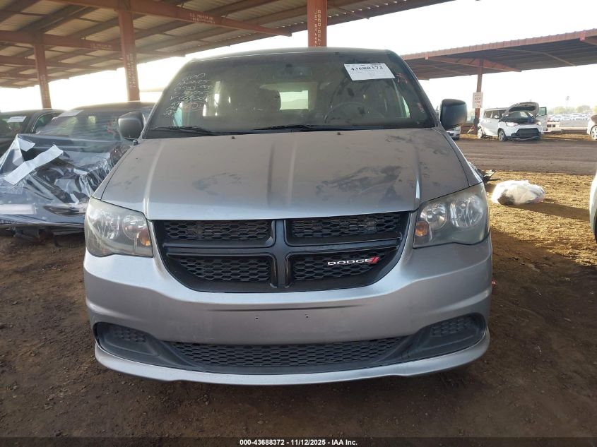 2015 Dodge Grand Caravan Se VIN: 2C4RDGBG9FR669008 Lot: 43688372