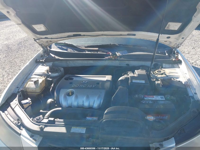 2006 Hyundai Sonata Gl VIN: KMHET46C56A088967 Lot: 43688386