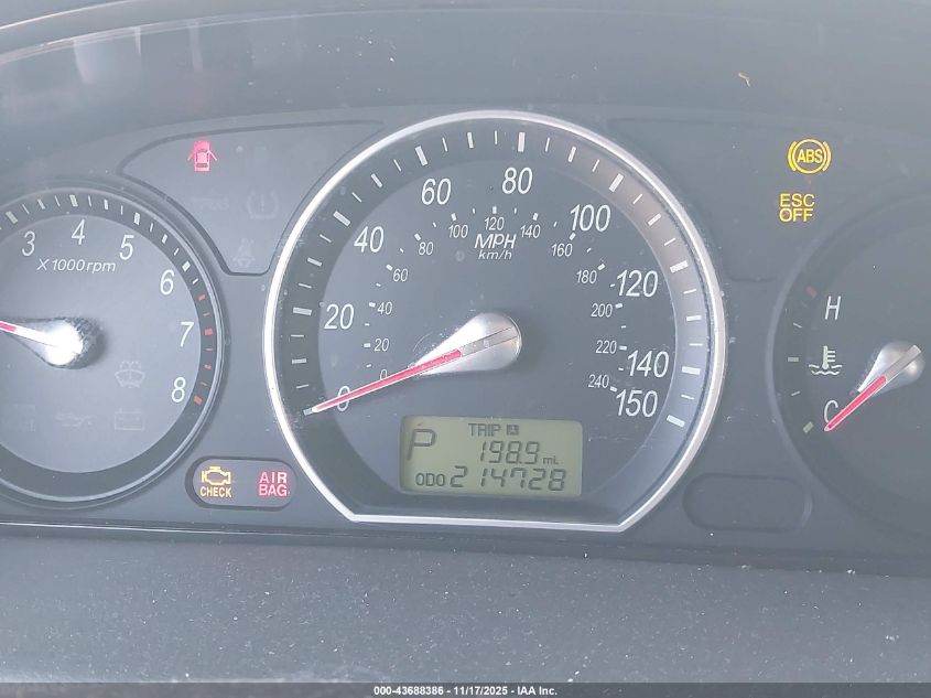 2006 Hyundai Sonata Gl VIN: KMHET46C56A088967 Lot: 43688386