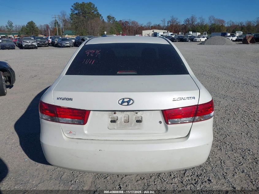 2006 Hyundai Sonata Gl VIN: KMHET46C56A088967 Lot: 43688386