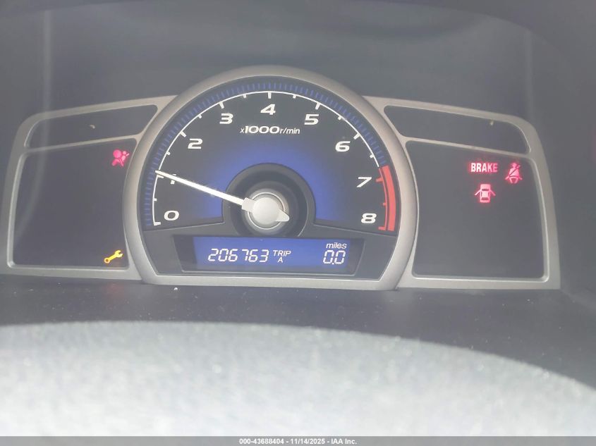 2008 Honda Civic Ex VIN: 2HGFG118X8H574730 Lot: 43688404