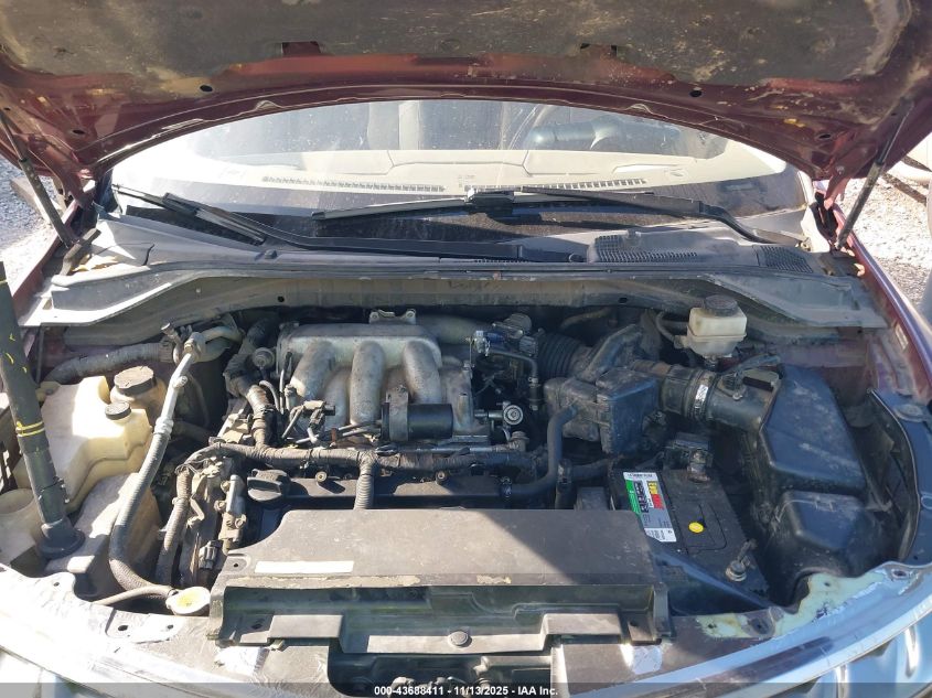 2007 Nissan Murano Sl VIN: JN8AZ08T87W510844 Lot: 43688411