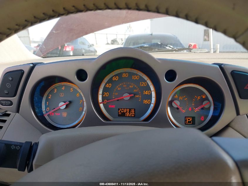 2007 Nissan Murano Sl VIN: JN8AZ08T87W510844 Lot: 43688411