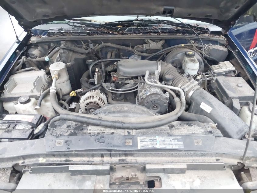 2003 GMC Sonoma Sls VIN: 1GTCS19X738193072 Lot: 43688455