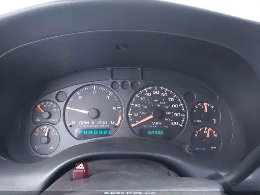 2003 GMC Sonoma Sls VIN: 1GTCS19X738193072 Lot: 43688455