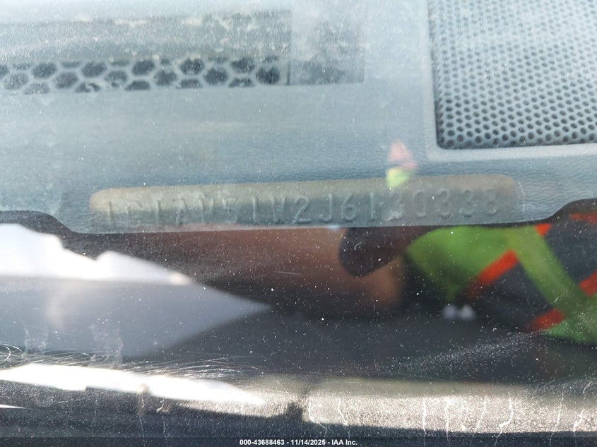 1988 Chevrolet Celebrity VIN: 1G1AW51W2J6130338 Lot: 43688463