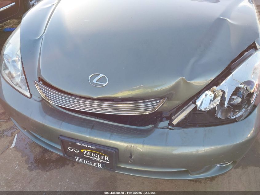 2005 Lexus Es 330 VIN: JTHBA30G855137832 Lot: 43688478