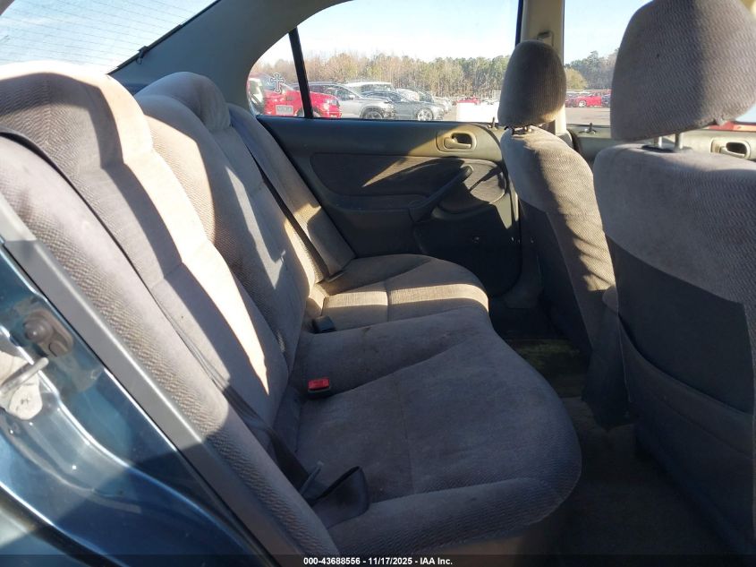 1996 Honda Civic Lx VIN: 2HGEJ6678TH551272 Lot: 43688556