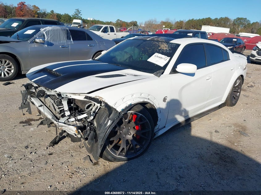 Vin: 2c3cdxl99mh637382, lot: 44183865, dodge charger srt hellcat widebody rwd 20212