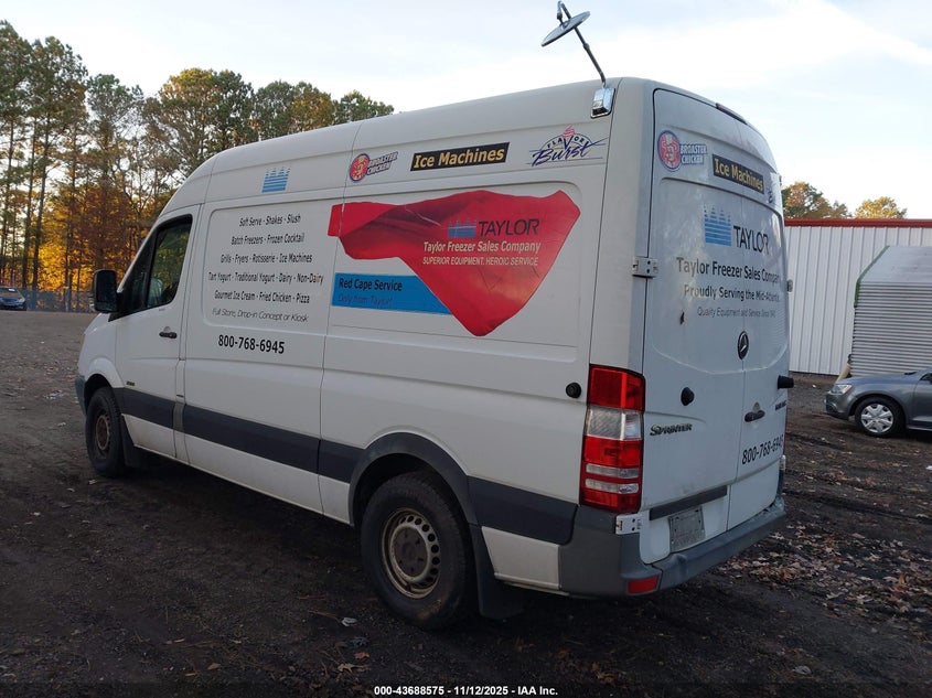 2013 MERCEDES-BENZ SPRINTER 2500 NORMAL ROOF WD3PE7CC8D5796076