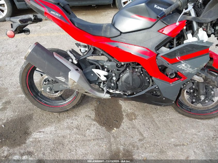 2024 Kawasaki Ex500 VIN: ML5EXGG12RDA05275 Lot: 43688587