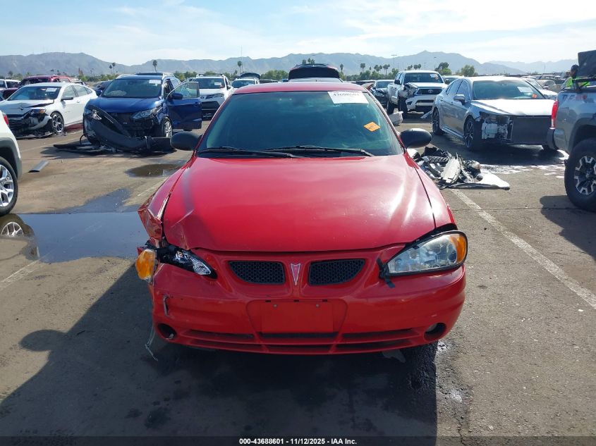 2003 Pontiac Grand Am Se VIN: 1G2NE52F83C246128 Lot: 43688601