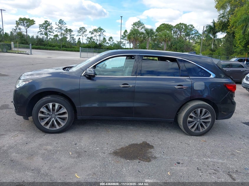 2014 Acura Mdx Technology Package VIN: 5FRYD4H44EB012536 Lot: 43688606