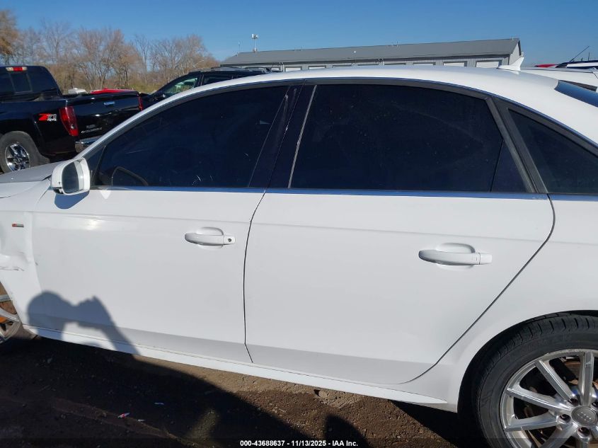 2015 Audi A4 2.0T Premium VIN: WAUAFAFL3FN014512 Lot: 43688637
