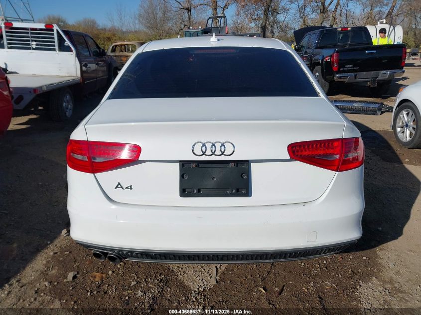 2015 Audi A4 2.0T Premium VIN: WAUAFAFL3FN014512 Lot: 43688637