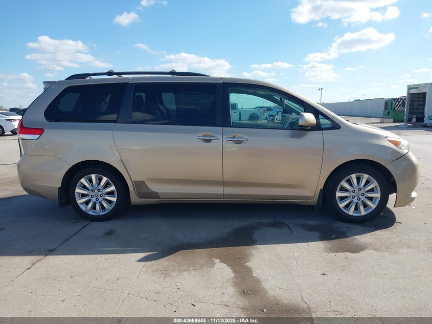 2011 Toyota Sienna Limited V6 VIN: 5TDYK3DCXBS063741 Lot: 43688645