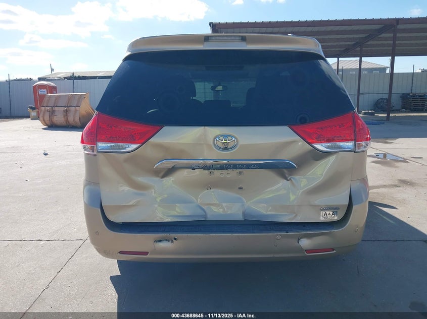 2011 Toyota Sienna Limited V6 VIN: 5TDYK3DCXBS063741 Lot: 43688645