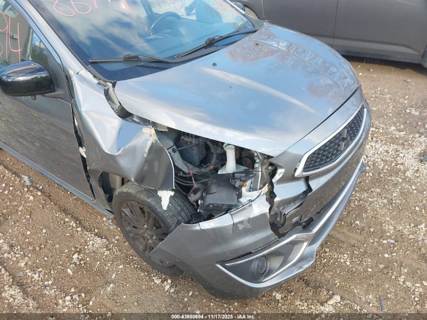 2019 Mitsubishi Mirage Le VIN: ML32A5HJ2KH002386 Lot: 43688694