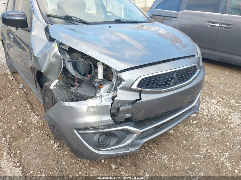 2019 Mitsubishi Mirage Le VIN: ML32A5HJ2KH002386 Lot: 43688694