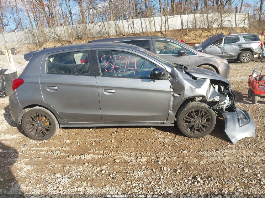 2019 Mitsubishi Mirage Le VIN: ML32A5HJ2KH002386 Lot: 43688694