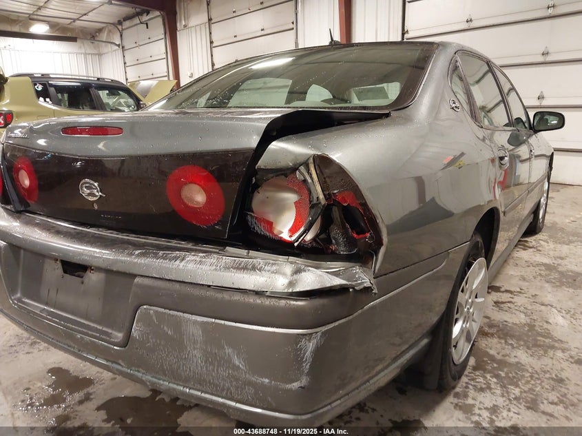 2005 Chevrolet Impala VIN: 2G1WF52E759366834 Lot: 43688748