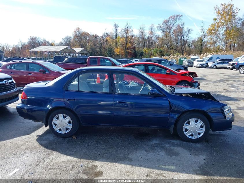 2002 Toyota Corolla Le VIN: 2T1BR12E62C521150 Lot: 43688820