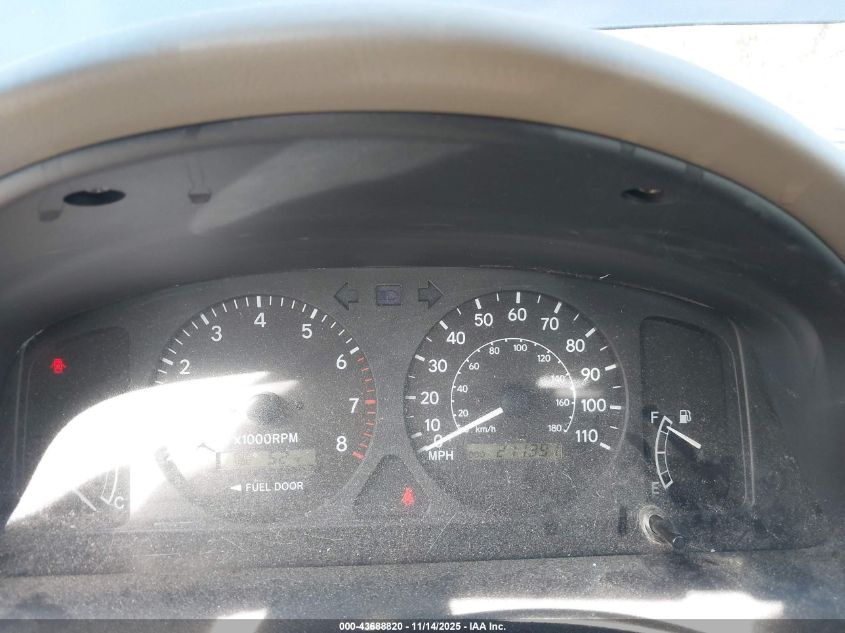 2002 Toyota Corolla Le VIN: 2T1BR12E62C521150 Lot: 43688820