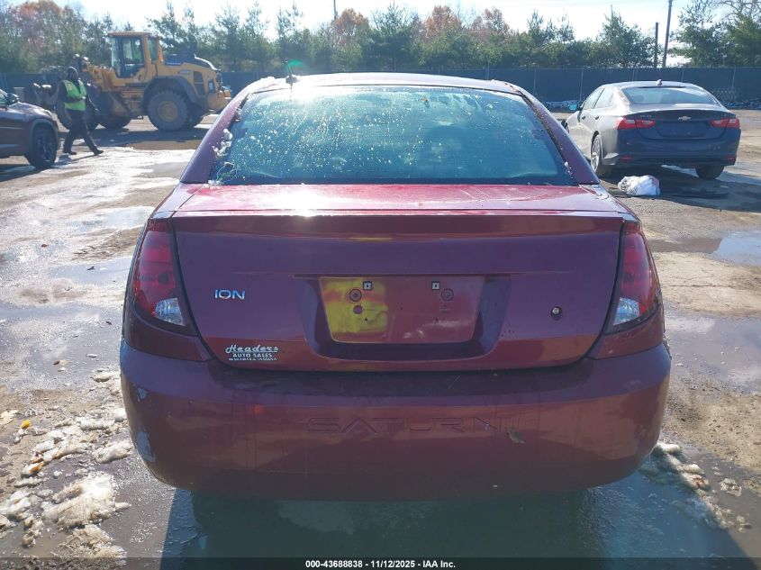 2006 Saturn Ion 2 VIN: 1G8AJ55F76Z120517 Lot: 43688838