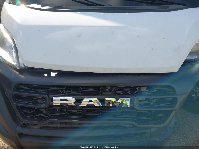 2024 Ram Promaster 2500 Tradesman High Roof 136 Wb W/Pass Seat VIN: 3C6LRVCG7RE101671 Lot: 43688872